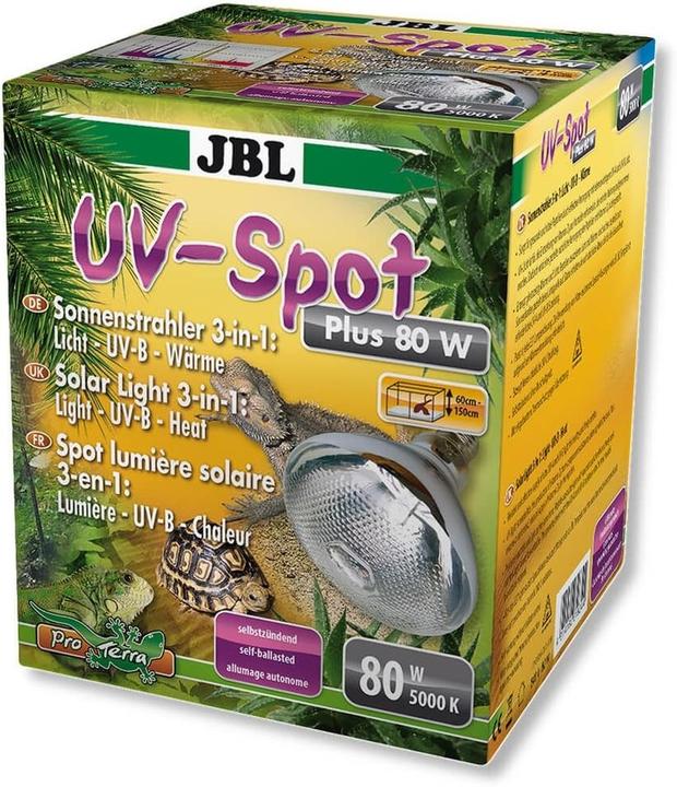 Actual product image JBL Aquaristik und Terraristik Solar UV Spot plus 80 W / E27 (UVB, UVA)