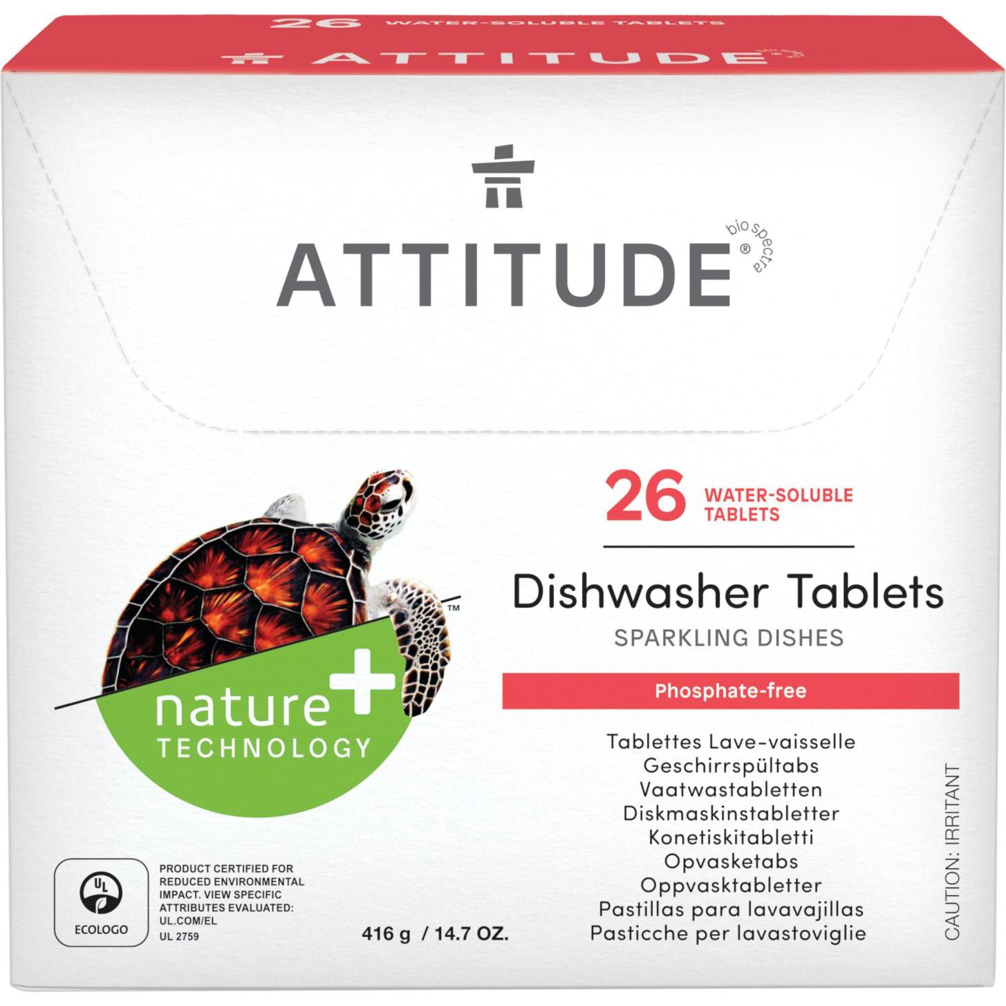 Attitude Nature+ Geschirrspültabs, Geschirrspülmittel