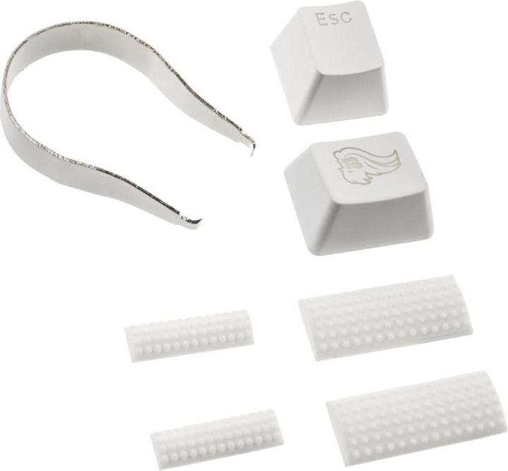 Actual product image Glorious PC Gaming Race PC Gaming Race GMMK Full Size White Ice Edition - Gateron-Brown, USA-Layout (USA, Cable)