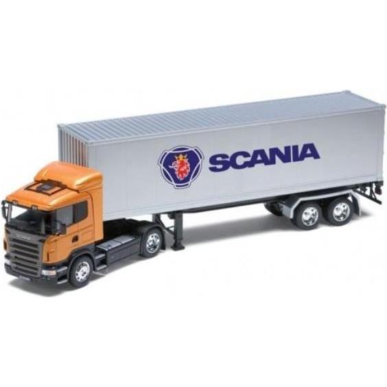 Welly LKW Scania R470 mit Anhänger 1:32