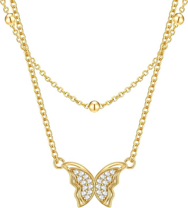 Image du produit Rafaela Donata Collier papillon pour femme - 36618 (Argent Sterling)