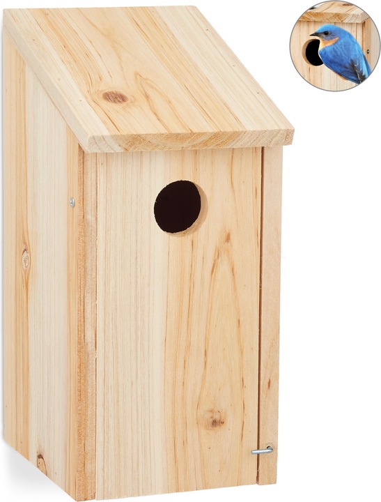 Relaxdays Nest Aid, Hanging Birdhouse