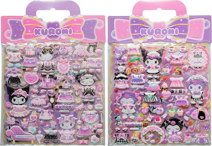 Immagine prodotto Comansi Hello Kitty Kuromi assorted Embossed stickers