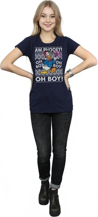 Produktbild Disney Donald Duck Christmas Fair Isle TShirt (XL)