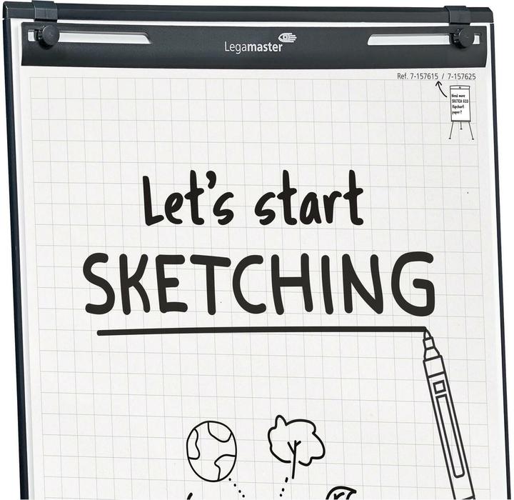 Produktbild Legamaster Flipchart SKETCH EASY (77 x 114 cm)