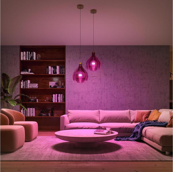 Image du produit Philips Hue Starter Kit Bridge Pro + LED White & Color Ambiance (E27, 1100 lm, 3x)