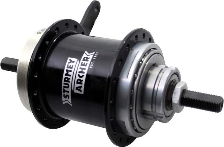 Produktbild Sturmey Archer Duomatic S2C 2-Gang Alu 36-Gaats 22t Schwarz