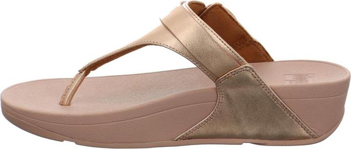 Actual product image Fitflop Lulu Adjustable Leather Toe Post Sandal (38)