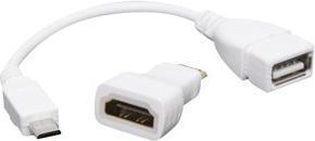 Produktbild HutoPi Adapter kit HDMI ro mini HDMI & USB to micro USB (Pi0) (HDMI, USB Typ-C)