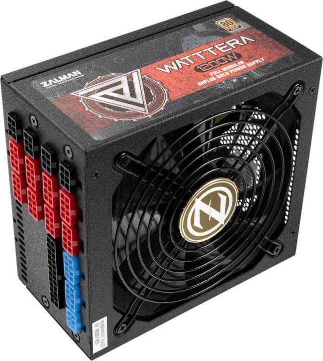 Actual product image Zalman ZM1200-EBTII 80 PLUS Gold Power Supply - 1200 Watt (1200 W)
