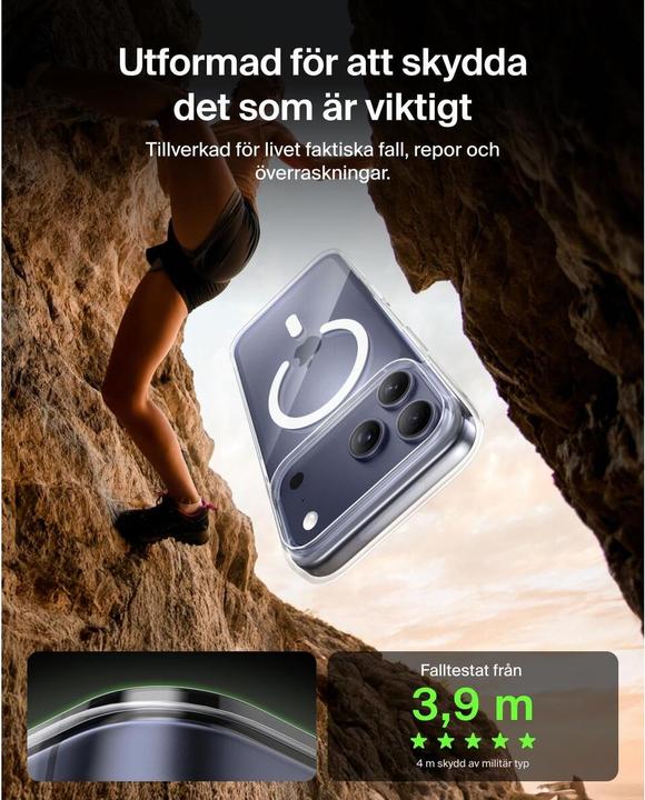 Actual product image Belkin SheerForce magn. Schutzh. iPhone 17 ProMax tran.MSA032hqCL (Apple iPhone 17 Pro Max)