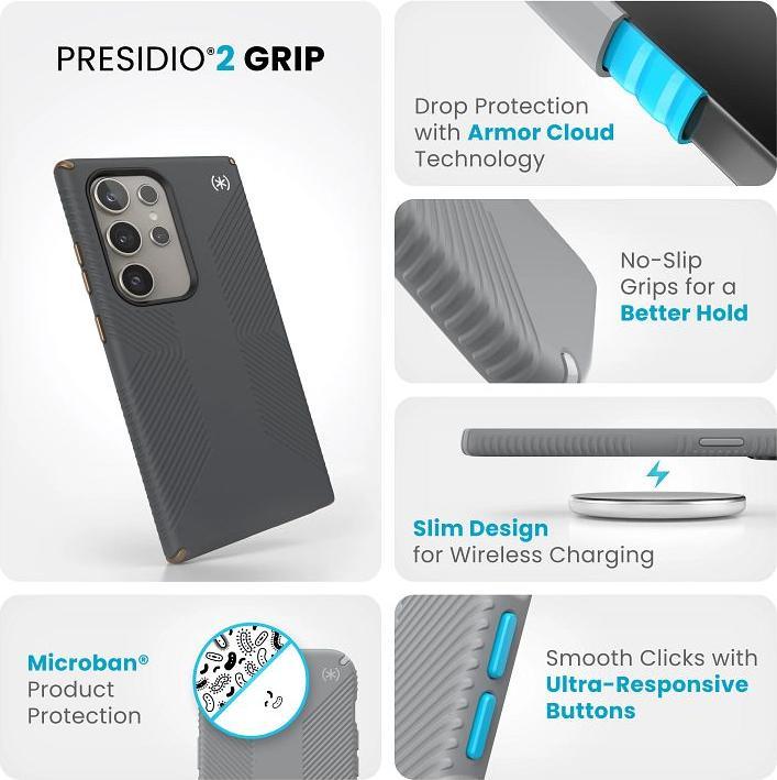 Produktbild speck Presidio2 Grip (Samsung Galaxy S24 Ultra)