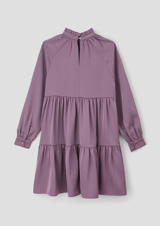 Actual product image s.Oliver Kleid Satinkleid mit gestuftem Rock (140)