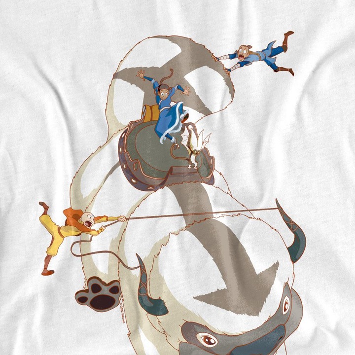 Actual product image Avatar: The Last Airbender Mens Hang On Appa T-Shirt (3XL)
