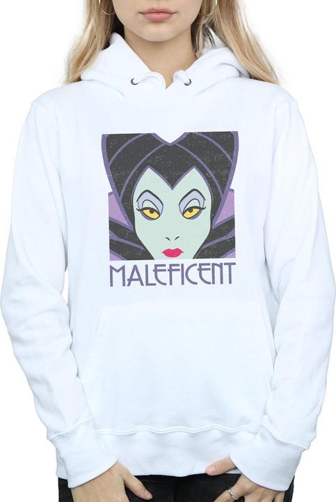 Immagine prodotto Disney Maleficent Cropped Head Felpa con Cappuccio Donna (L)