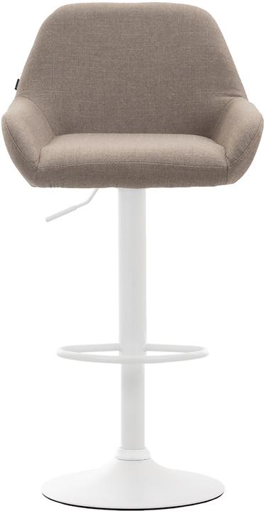 Actual product image CLP Barstool Braga Fabric white, taupe