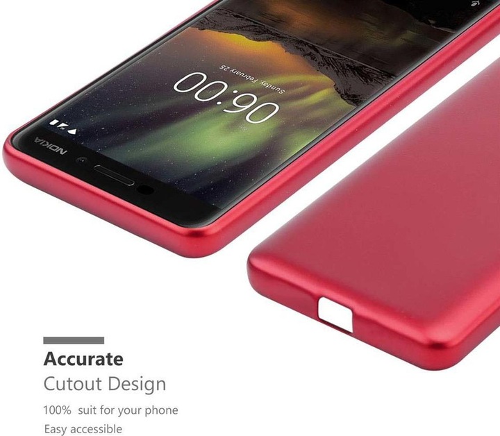 Produktbild Cadorabo TPU Matt Metallic Cover (Nokia 6.1)