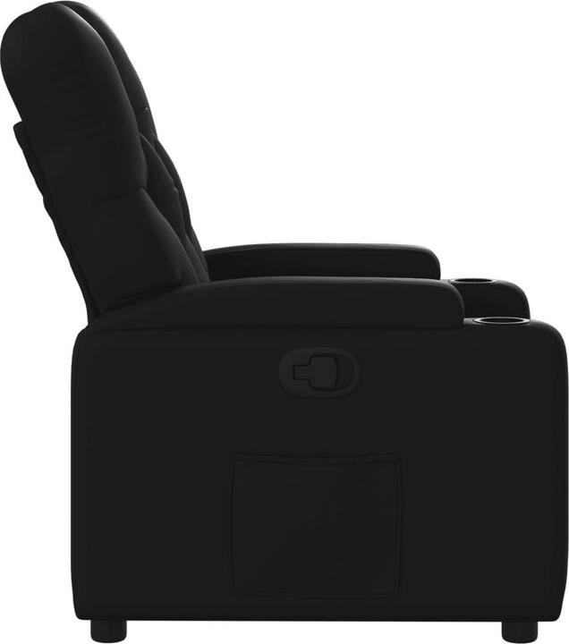 Produktbild VidaXL Relaxsessel Schwarz Kunstleder,Farbe: Schwarz,Material