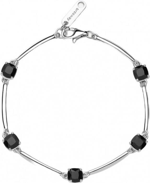 Immagine prodotto Brosway Fancy Mystery Bracciale in argento con zirconi neri FMB04 (16 cm)