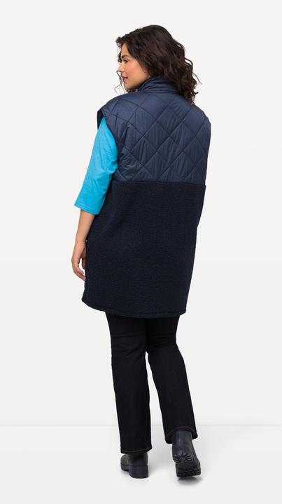 Produktbild Ulla Popken Teddyweste, Teddyfleece, Stehkragen, Zipptaschen (42, 44)