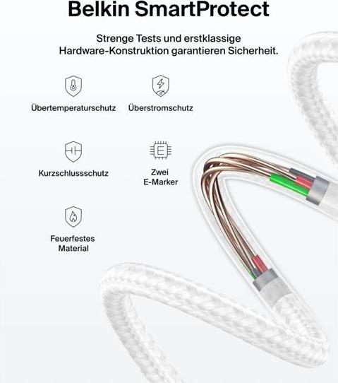 Produktbild Belkin USB C — USB C (2 m, USB 2.0, 240 W)