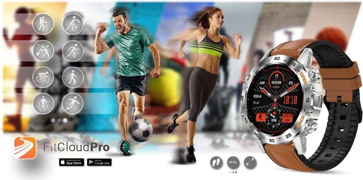 Produktbild Gravity SMARTWATCH MĘSKI GT9-8 - WYKONYWANIE POŁĄCZEŃ, CIŚNIENIOMIERZ (sg021h)
