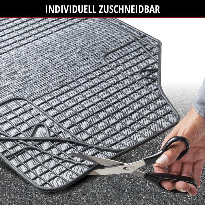 Produktbild Walser Universal Auto-Gummimatten-Set, Automatten 4-teilig zuschneidbar (2 Vordermatten + 2 Rückmatten)