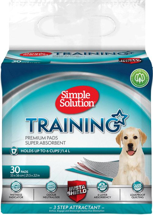 Produktbild Simple Solution EINFACHE WELPEN-TRAININGSPADS - UNTERLAGEN 30St. 55x56cm (Hund)