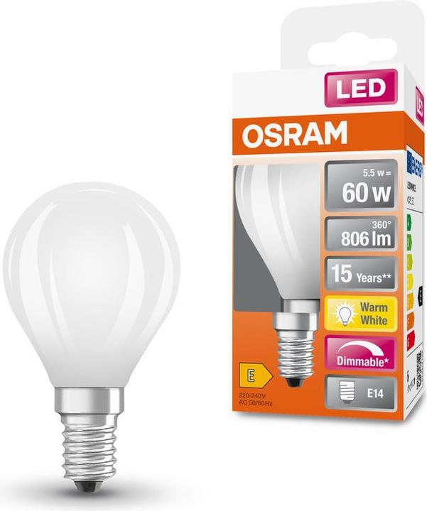 Image du produit Osram Superstar Classic P (E14, 6.50 W, 806 lm, 1 x, E)