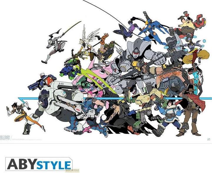 Actual product image ABYstyle Overwatch - All Characters (91.5 x 61 cm)