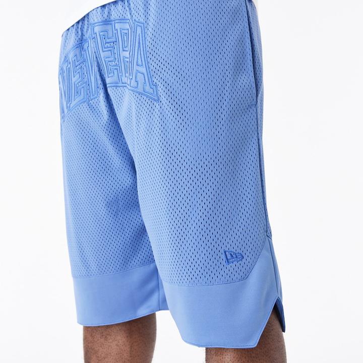 Actual product image New Era Overized Mesh Basketball Shorts sky blue - M (M)
