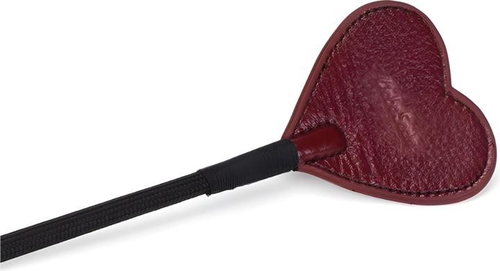 Immagine prodotto Liebe Seele Wine Red Echtleder Spanking Gerte mit Herz