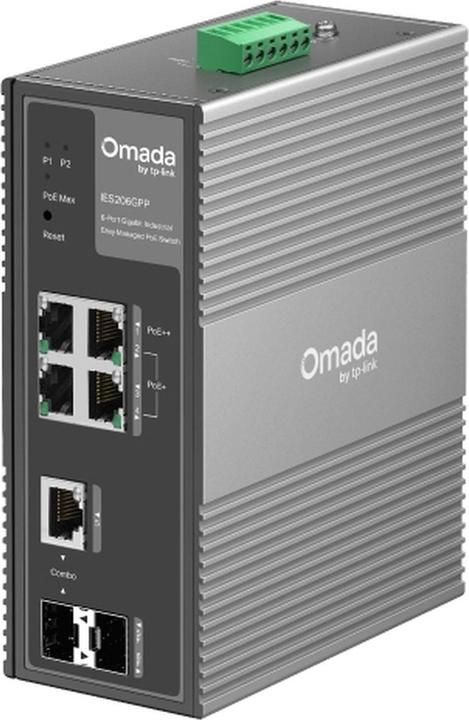 Productafbeelding TP-Link Omada Switch 6x Gb Industrial IES206GPP (6 Havens)
