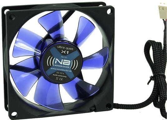 Image du produit Noiseblocker BlackSilent X1 (80 mm, 1x)