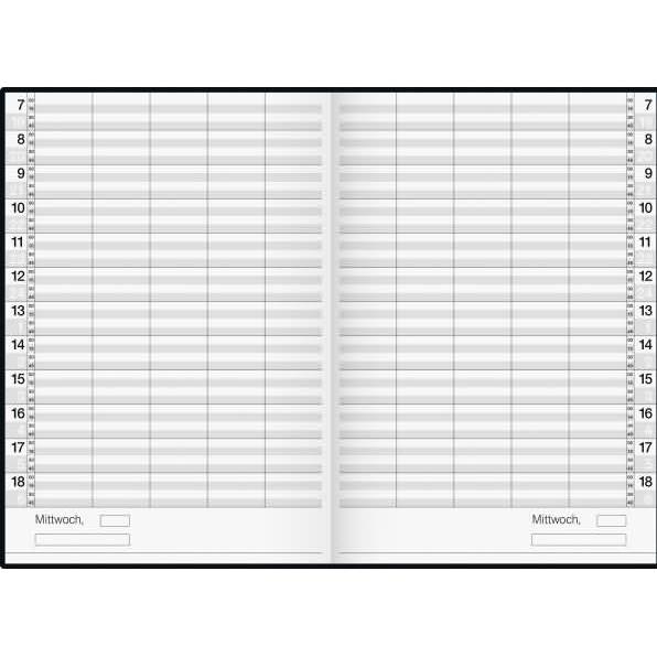 Thumbnail - Rido, Agenda, id‚ Buchkalender "Ultraplan", immerw„hrend, dunkelblau (Deutsch)