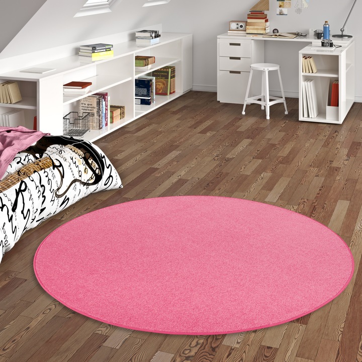 Produktbild Snapstyle Trend Velours Teppich Joy Rund (Ø 100 cm)