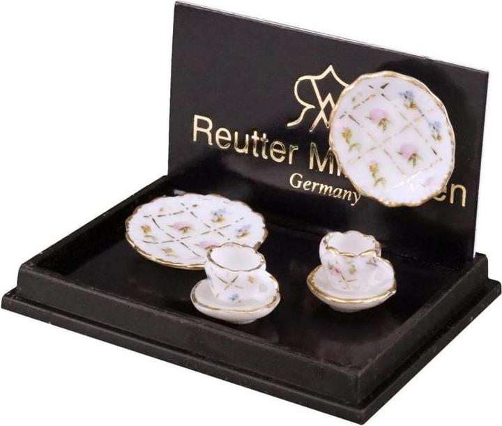 Produktbild Reutter 2 Kaffeegedecke, Gold Karo