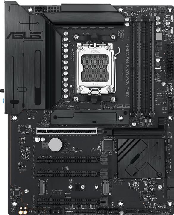 Produktbild ASUS X870 Max Gaming WIFI7 (AM5, AMD X870, ATX)