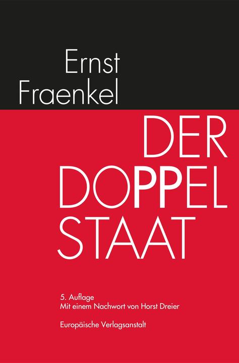 Produktbild Der Doppelstaat (Deutsch, Alexander von Brünneck, Ernst Fraenkel, 2012)
