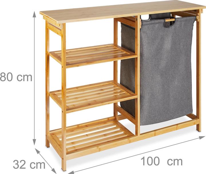 Image du produit Relaxdays Etagère pour panier à linge