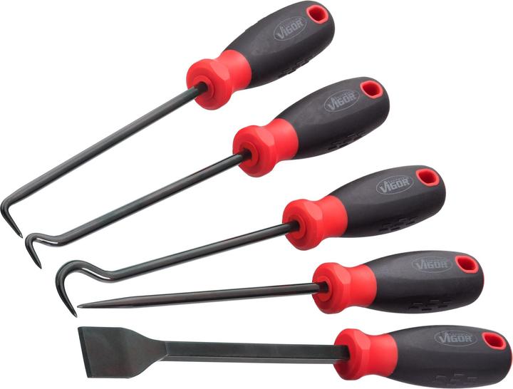 Produktbild Vigor Haken- und Schaber Satz ∙ V5045 ∙ 260 mm ∙ Anzahl Werkzeuge: 5 (260 mm)