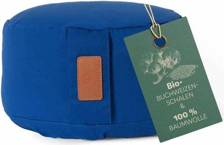 DoYourYoga Yoga-Kissen Vishnu Buchweizenschalen, Dunkelblau (15 cm)