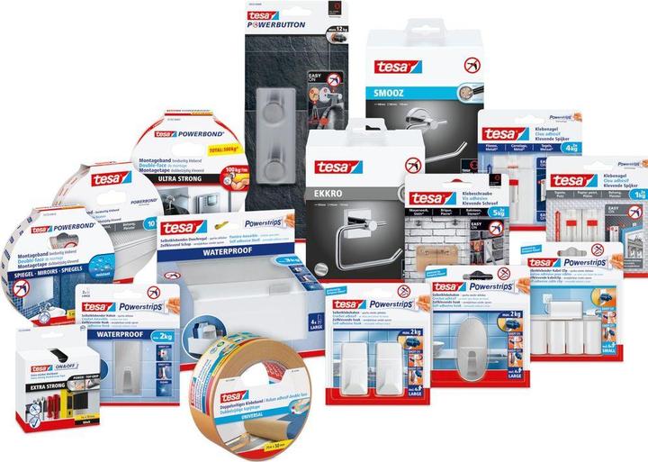 Produktbild tesa 6x Verlegeband EXTRA STRONG, doppelseitiges Klebeband (50 mm)