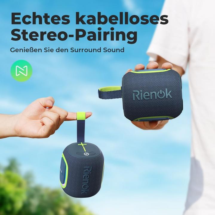 Actual product image Rienok Bluetooth-Lautsprecher (15 h)