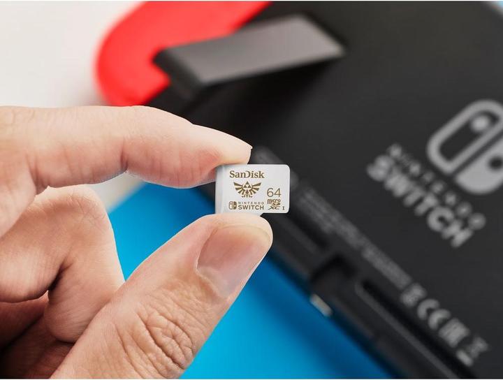 Image du produit SanDisk Nintendo Switch (64 Go, microSDXC, U3, UHS-I)