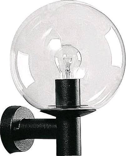 Albert Leuchten Albert 660639 Outdoor wall light, aluminium, E27, 27 x 35 cm, black (2700 lm, E27, IP44)