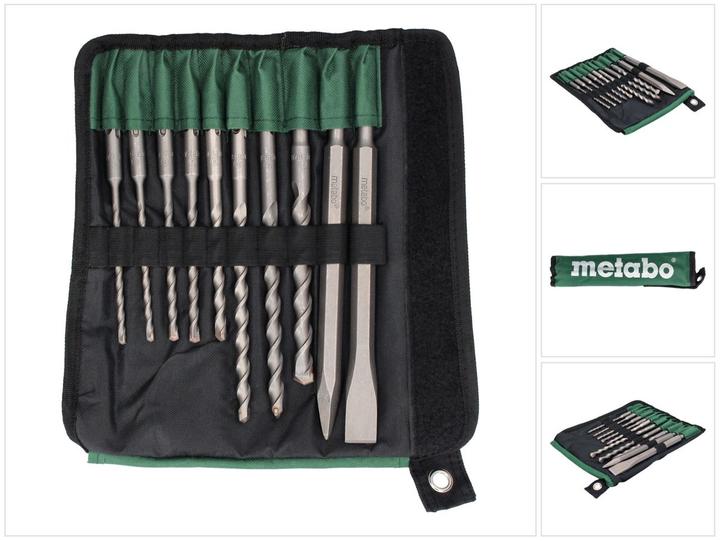 Produktbild Metabo Classic-Bohrer-/ Meisselsatz (10 mm, 12 mm, 14 mm)