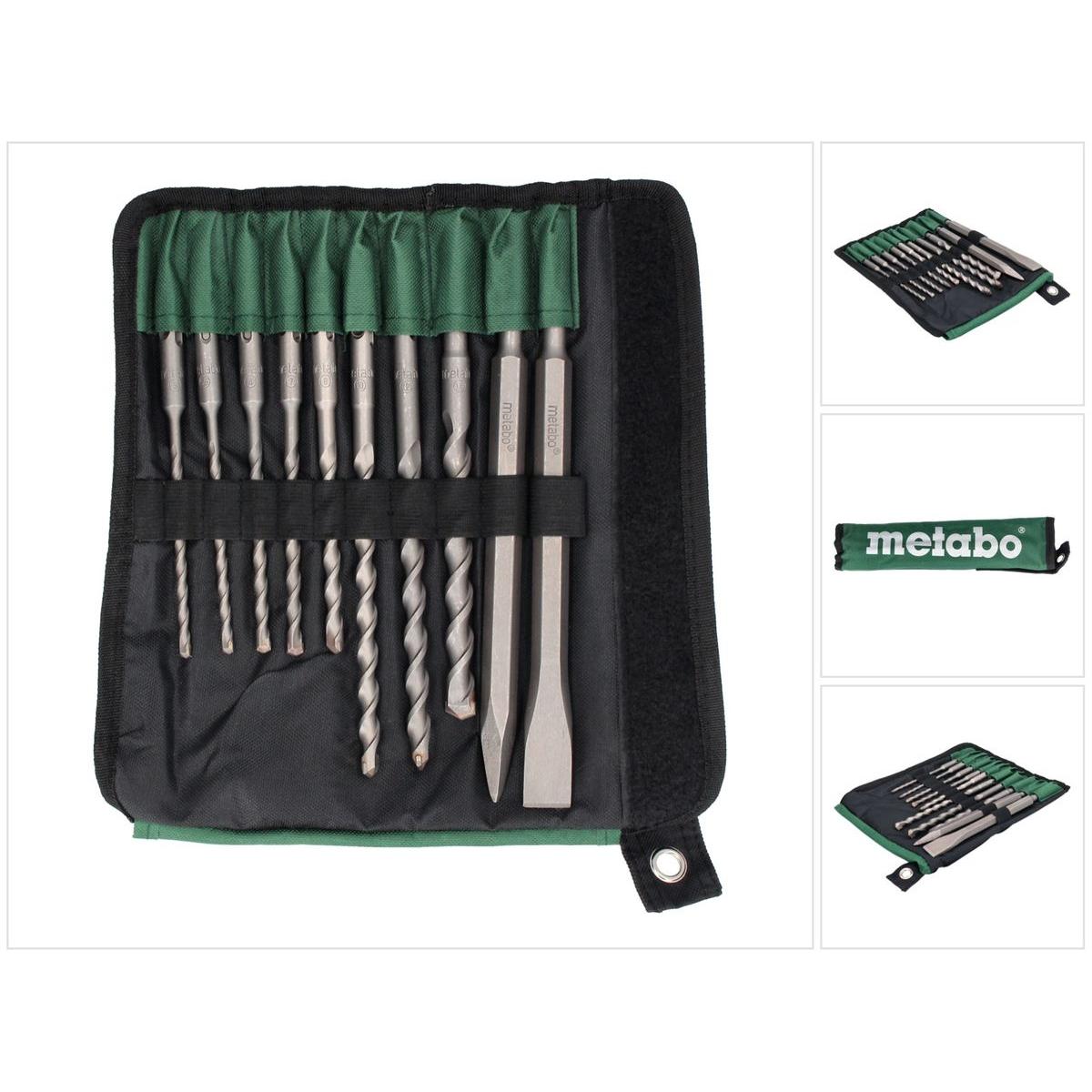 Thumbnail - Metabo, Bohrereinsatz, Classic-Bohrer-/ Meisselsatz (10 mm, 12 mm, 14 mm)