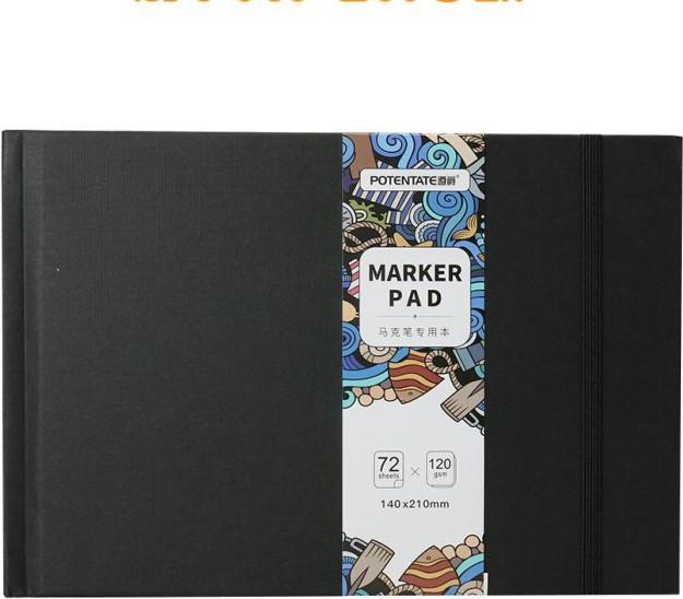 Produktbild Potentate Skizzenbuch Marker Pad (A5, Harter Einband)