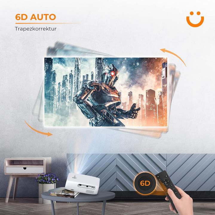 Actual product image Yaber Pro V7 350ANSI projector (4K, 9800 lm)